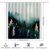 Forest Shower Curtain Nature Trees Woodland Landscape Backdrop Vintage Rustic Bathroom Decor Home Decor Artistic Wall Hanging