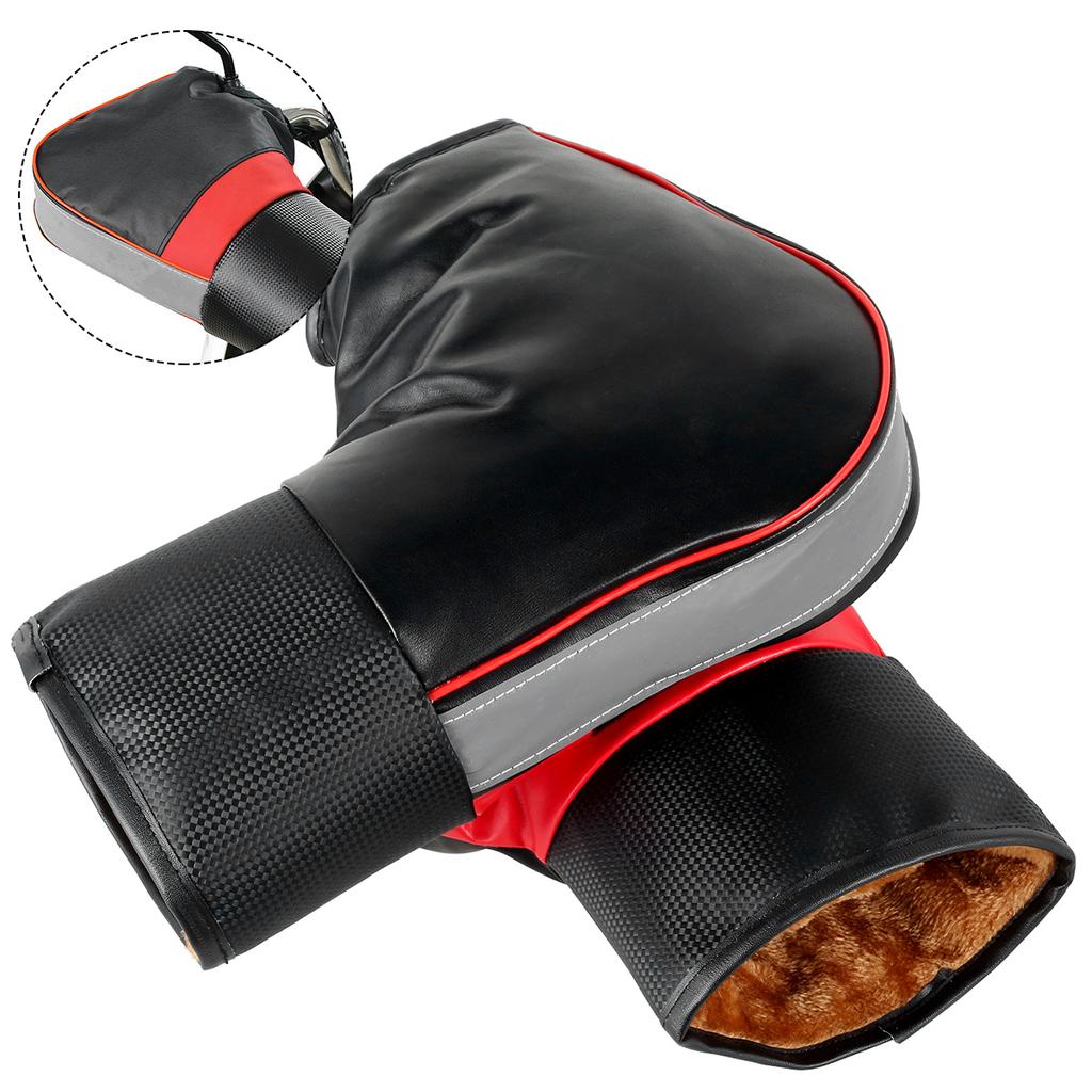 Motorcycle Handlebar Muffs Universal Motorcycle Handlebar Gloves Waterproof Windproof Motorcycle Grip Muff Winter Hand Warmer