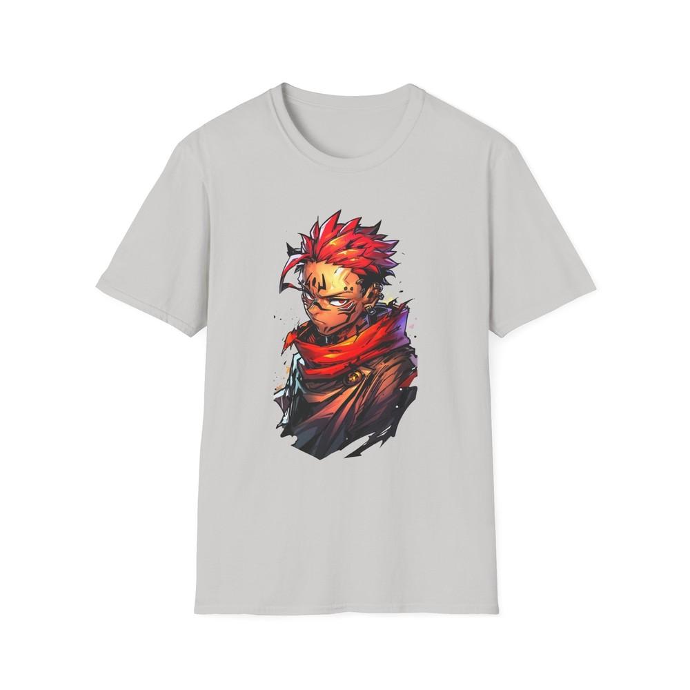 Anime Soft TShirt Jjk Sukuna Art Work 2 Unisex Jl Anime Front Printed Tee