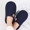 Fashion Kidmi Men Slippers Winter Indoor Men Slippers Classic Men Flat Slippers Soft Antiskid House Slippers Casual Bedroom Slippers