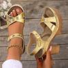 Klobige Plateau Super High Heel Knöchelriemen Sandalen Damen Sommer Dicke Sohle Kreuzriemen Gladiator Sandalen Damenschuhe