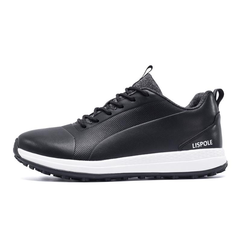 Spike Wasserdichte Golf-Sneaker für Herren Damen Schnürschuhe Rutschfeste Sport-Golfschuhe für Alle Wetterbedingungen Laufschuhe
