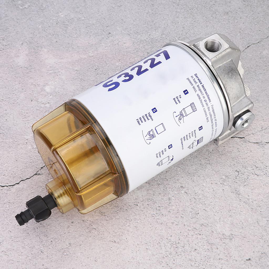 Oil Water Separator Fuel Filter Fit for Engine Outboard Motor