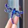 Fashion Rhinestone Wings Dragonfly Brooches For Women Man Suit Coat Jeweley Accessries Gifts