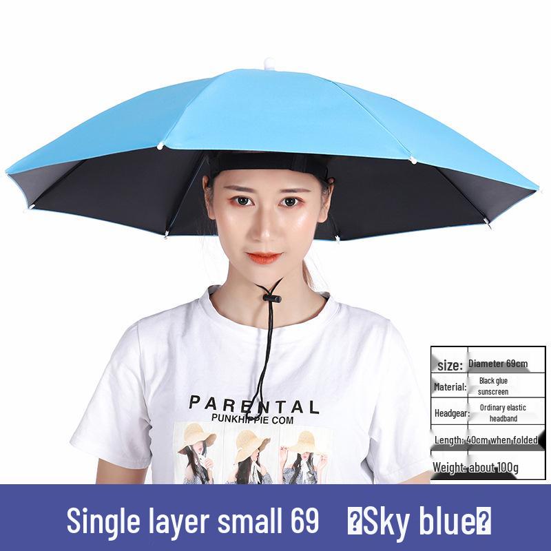 Cappello a Ombrello Pieghevole da Pesca per Adulti - Accessorio Personalizzato per Giornate di Sole