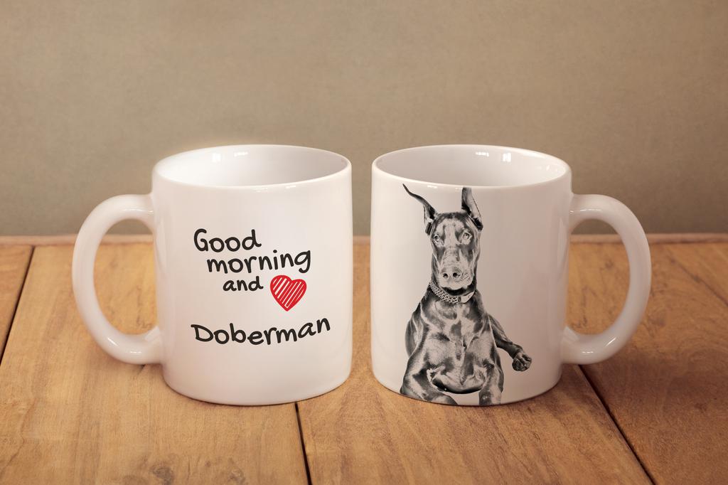 Dobermann, Doberman Pinscher, Dobie I - Cup with a Dog, Personalized Cup with a Print, a Classic Gift for Everyone from the Art-Dog Brand