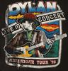 Camiseta Bob Dylan Anos 70 1978 Turnê Americana Algodão Preto Masculino S4XL Camiseta Camiseta Unissex
