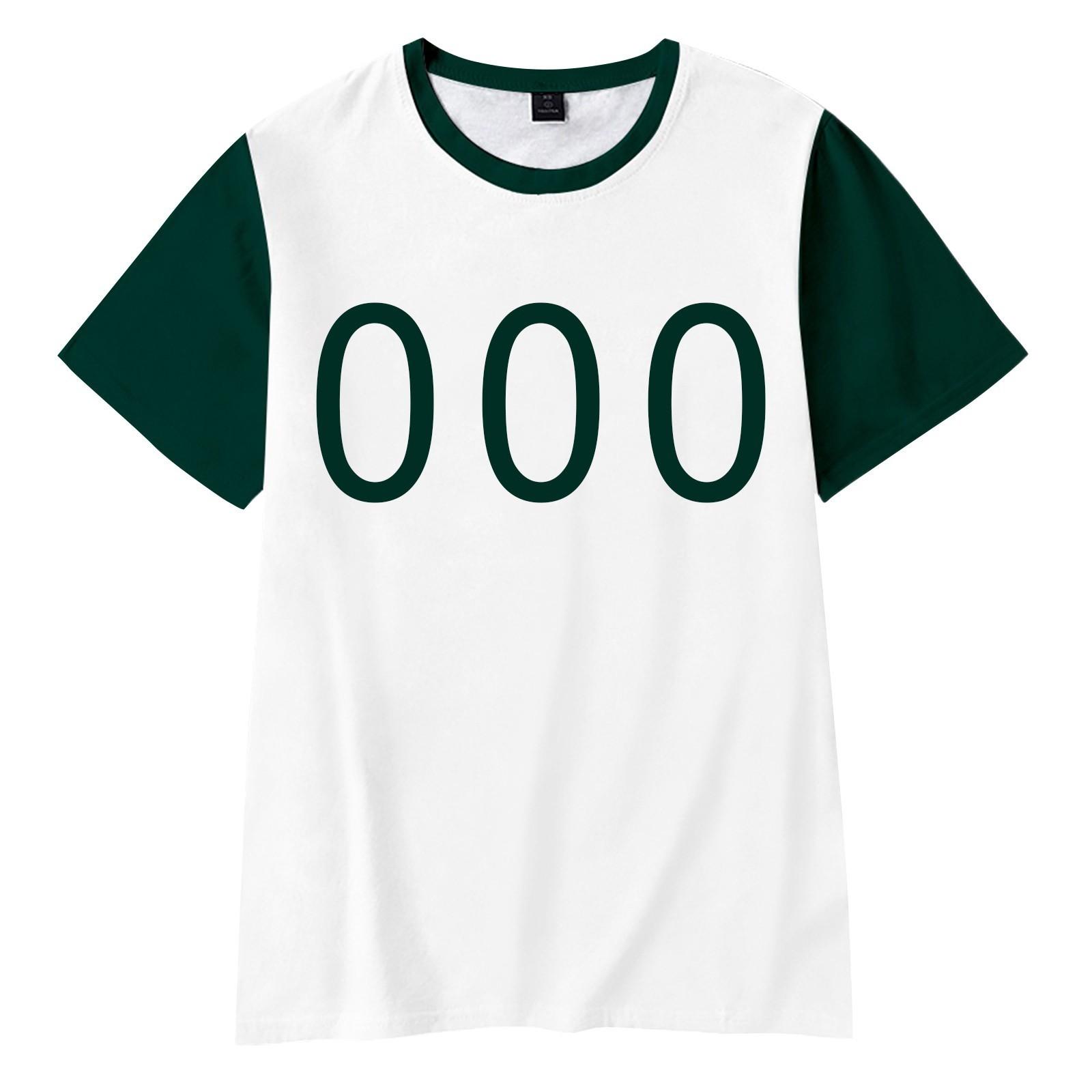 

Детская повседневная футболка с круглым вырезом и короткими рукавами с цветными блоками и надписью «Top» 160 зелёный