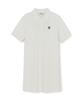 Emelbi Women'S Basic Small Logo Pique Dress Ny (Ivory)