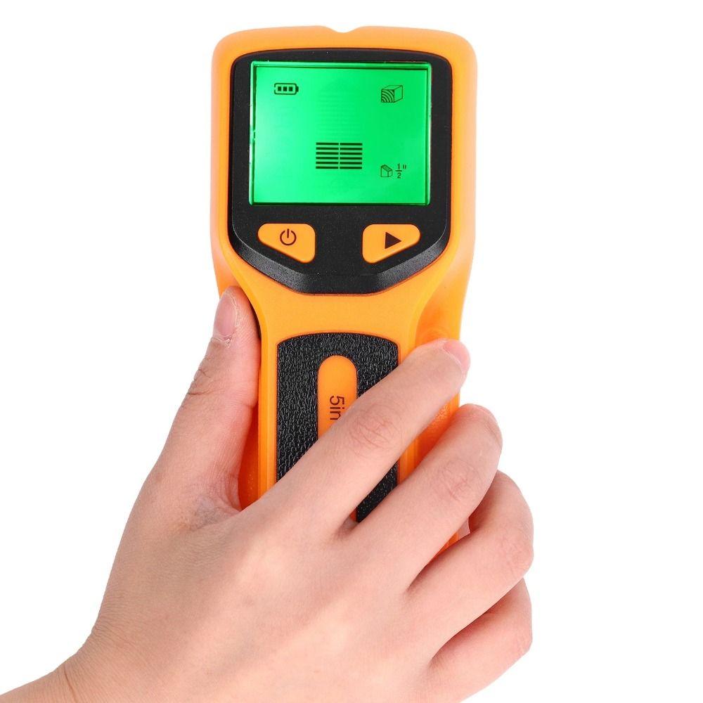 AC Voltage Studs Finder LCD Display Metal Measurement Cable Scanner Measuring Instrument 5 In 1 Electronic Metal Locator