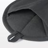 MUJI Pot holder that can also be used as a pot dark plain weave item number 12835837 (Muji Ryohin) holder, gray, cotton,