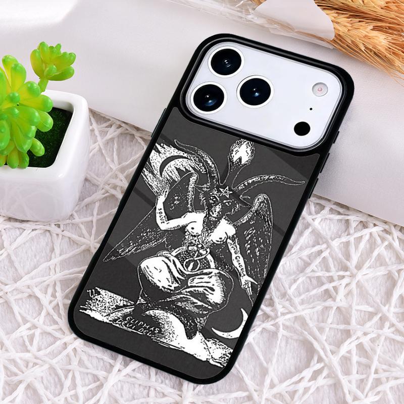 Devil Satan Phone Case for iPhone 17 Air 16 15 11 12 14 13 Pro Max Shockproof Cover