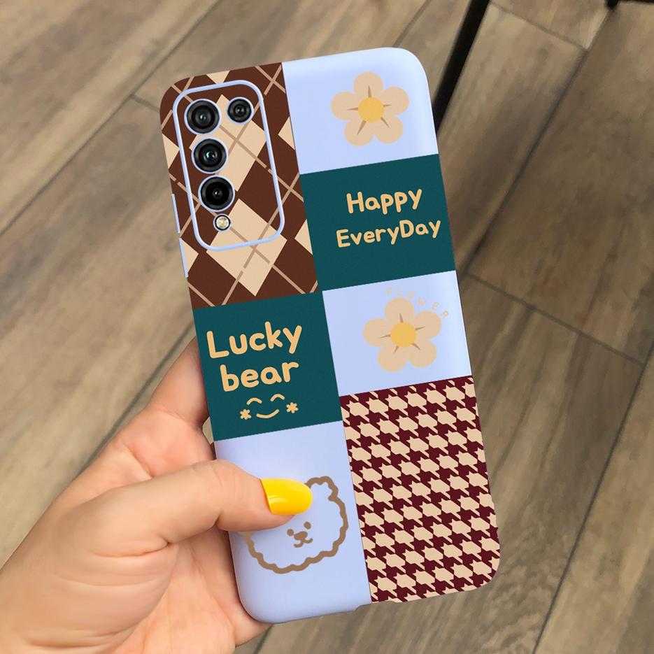Luxury Art Painted Cover For Huawei Honor 10X Lite Case DNN-LX9 Soft TPU Phone Case For Honor 10X Lite 10 X Lite Back Cover Capa