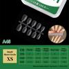 100Pcs/Box Matte Fake Nails No Polishing Press On False Nails Medium Short Design High Matt Soft Gel Nail Tips For Extension