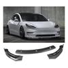 Tesla Model 3 Koolstofvezel Voorlip Kit
