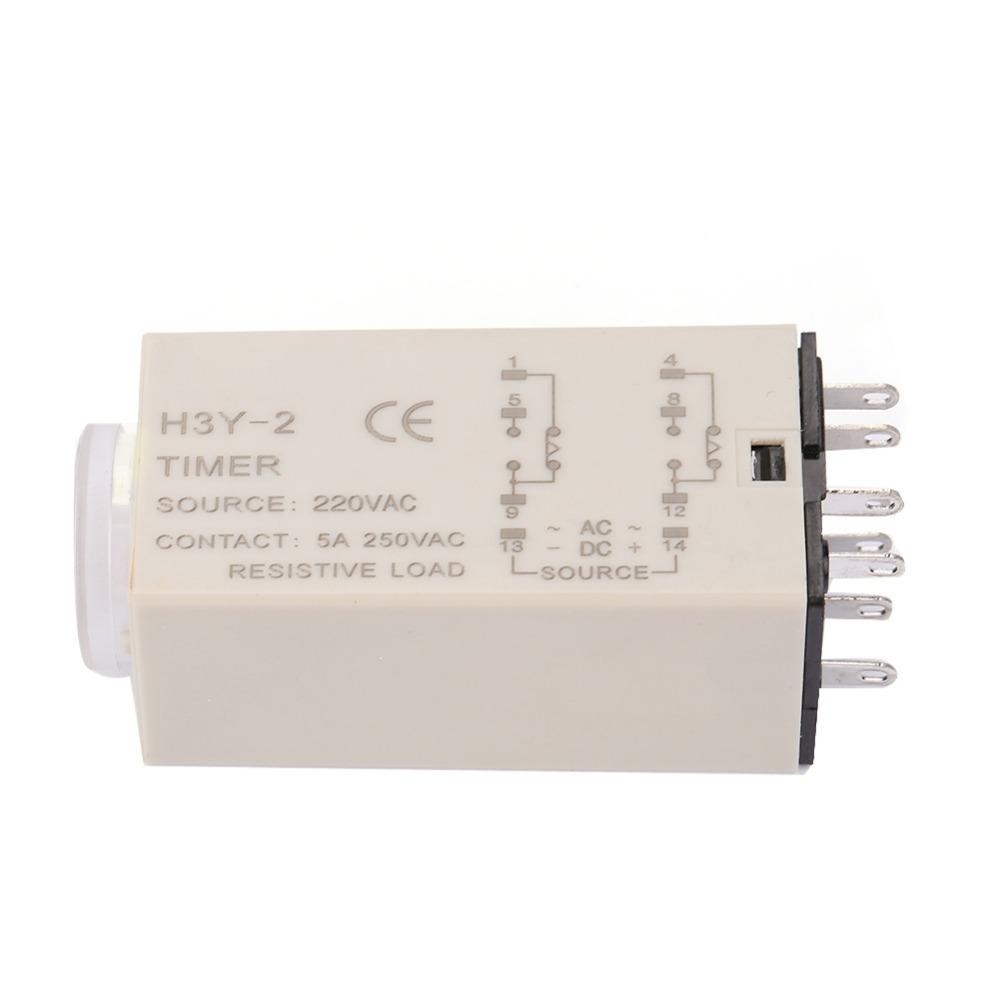 Delay Control H3Y-2 Time Relay 10s 8Pin Timer Time Relay AC 220V H3Y-2 Timer Relay Industrial Control