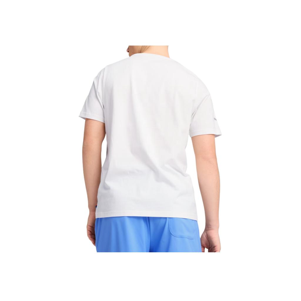 Puma Bmw M Motorsport Essentials Series Skin-Friendly Minimalist Versatile Short Sleeve T-Shirt Men Tops 632358-02