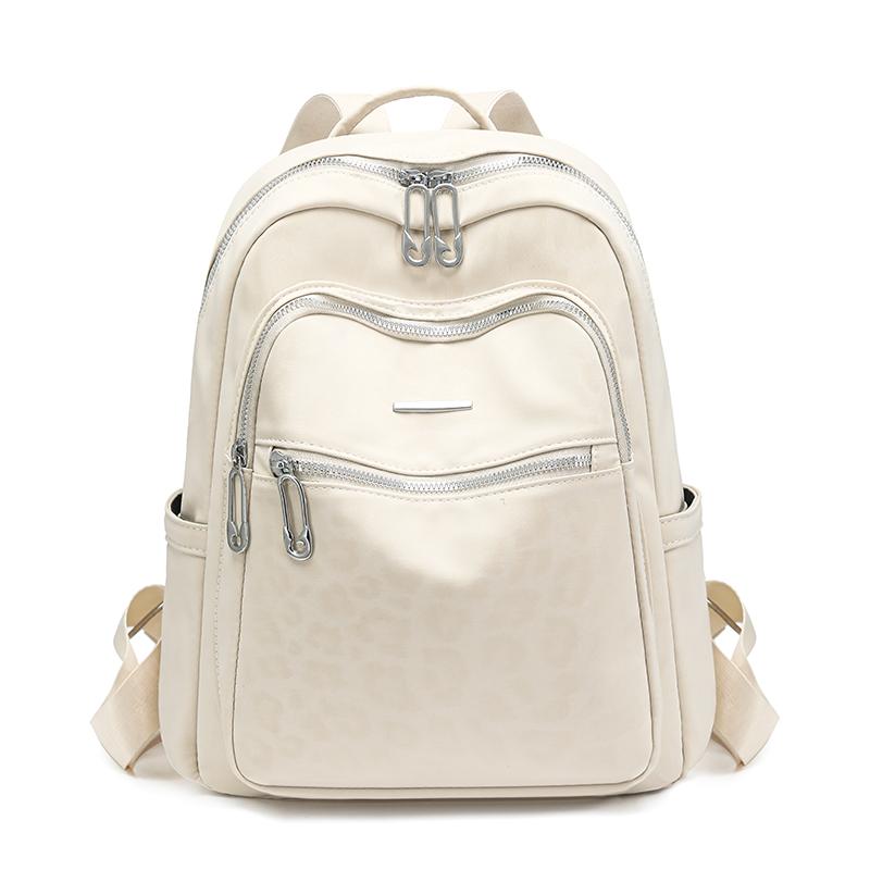 Large Capacity Backpack Leopard Print Women's Travel Backpack