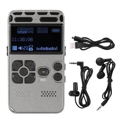 3.7V 8G 2.0in kolorowy wyświetlacz LCD Cyfrowy dyktafon Stereo Surround Odtwarzacz MP3 do wywiadu z wykładem