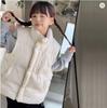 Girl's Vest Jacket Autumn Spring Boy's Down Waistcoat Children Winter Cotton Stand Collar Sleeveless Coats Kids Fashion Clothes