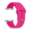 Silicone Strap for Apple Watch Band 40mm 45mm 44mm 49mm 41mm 38mm 42mm Silicone Bracelet IWatch Series Se 9 8 7 6 5 Ultra 2 Band