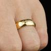 Men's Lord of the Rings Celebrity Style Gold-Plated Magic Letter Ring