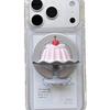 Kreativer Kirschkuchen Magnetischer Handy-Ständer & Hülle für iPhone 16/17 Pro Max - Damen Edition