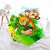 1pc Monkey Bananas Rainbow Automatic Umbrella Portable Home Essential Umbrella, Iron Umbrella Structure Suitable for All Seasons Yy251123113