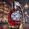 Military Hand Whiskey Bottle Grenade Engraved Liquor Bottle Sealed Whiskey Jar Storage Unique Gift For Men Bar Office Home