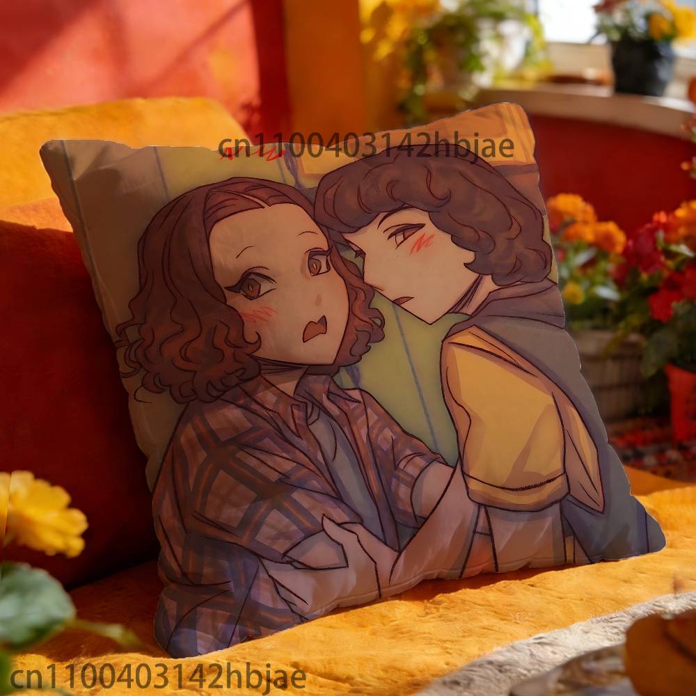 Mileven E-Eleven Mike Pillowcases Bedroom Living Room Sofa Home Decor Polyester Cushion Cover with Zipper