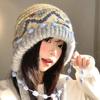 Ear Protection Knitted Cap Thickened Beanie Hats Cute Winter Hat  Winter