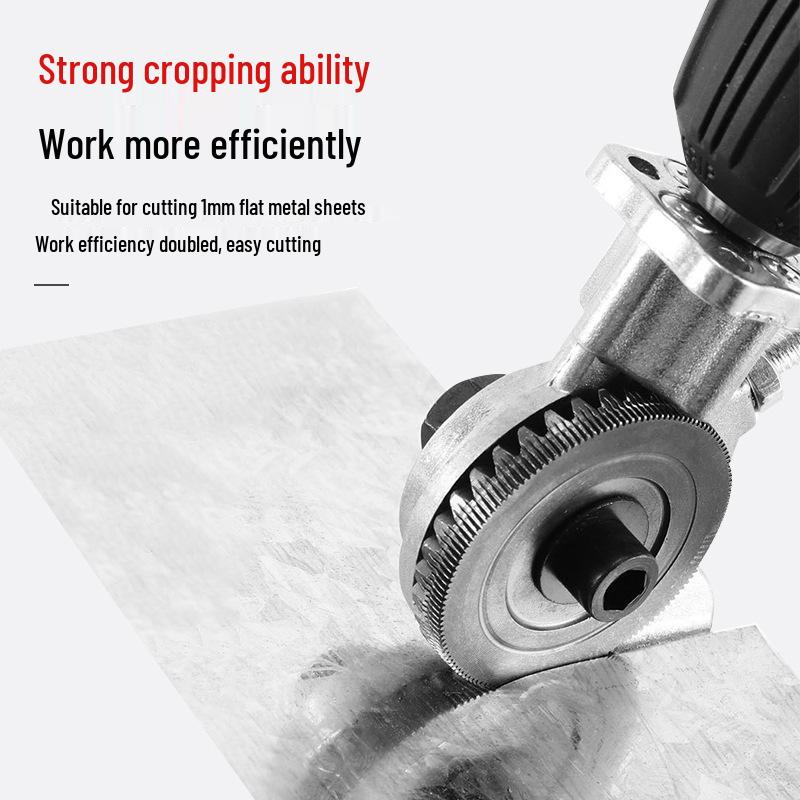 Convertible Hand Drill Shears: New Modified Metal Plate Cutter