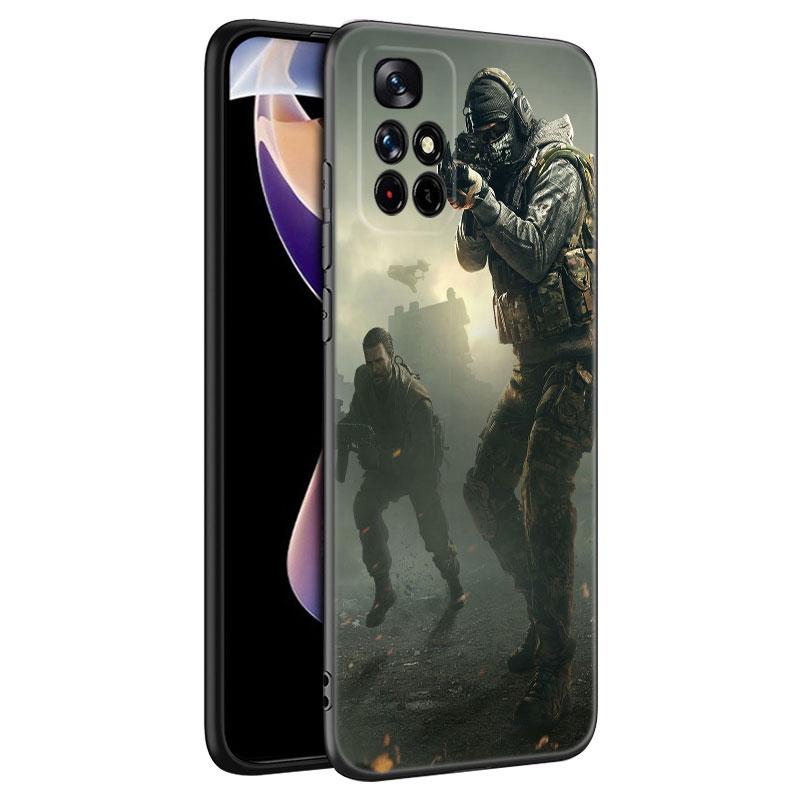 Silikonový kryt na telefon Game Stalker Clear Sky Black pro Xiaomi Redmi Note 10 11 11S 12 13 4G 8 9 11T Pro 5G Plus 8T 9S 10S 12S