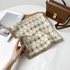 Fashion Geometric Chain Printed Square Scarf Versatile Women S Decorative Neck Scarf