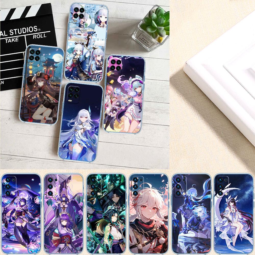 HK36 Genshin Impact Phone Case for Motorola Moto Edge 20 30 40 50 S30 Fusion Ultra Pro Neo Lite + G200 G23