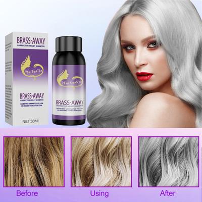 30ml Hair Care Shampoo Easy To Use Lightweight Mild Practical Color Corrector Violet for Lady