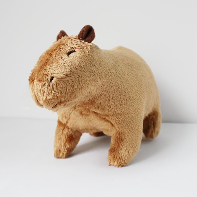 17cm Capybara Dolls Kids Toys Simulation Capybara Stuffed Animals Plush Toy Soft Dolls Christmas Gift