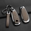 Metal Leather Car Key Case Cover Protector Shell For Morris Garages Mg Cyberster  Smart Remote Keyless Accessories