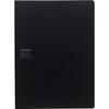 KOKUYO Notebook Cover with Document File and One Campus Notebook, Black, No-613B-D
