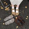 Fashion Retro French Mary Jane Shoes Spring and Autumn Women's Casual Flat Shoes Round Toe Comfortable Soft Women's Shoes Zapatos Mujer
