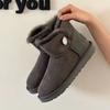Sheepskin integrated snow boots basic women's winter cotton shoes piled thickened cotton boots