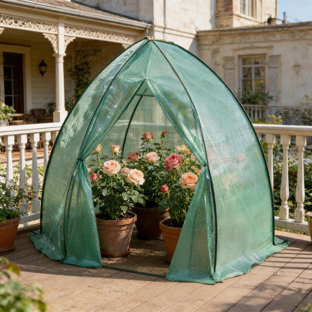 Teepee Greenhouse, Garden Greenhouse, Conical Structure Greenhouse