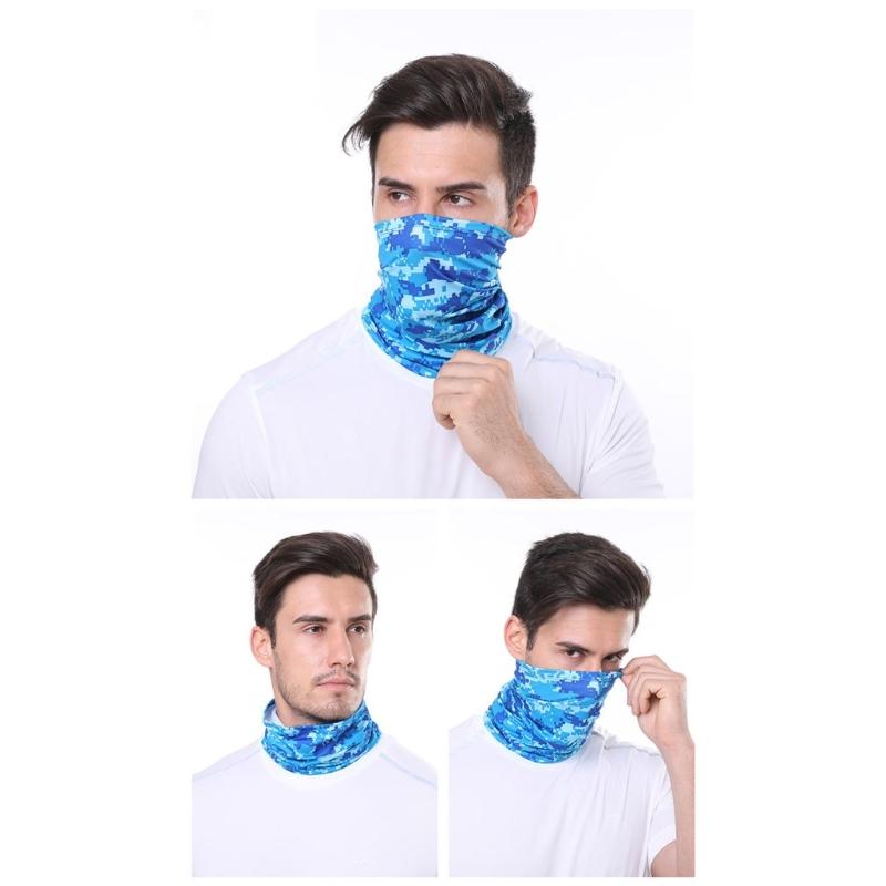 6PCS Stretchable Sun Protective Face Cover For Cycling Hiking Skiing Breathable Sunshade Mask for Outdoor Activity