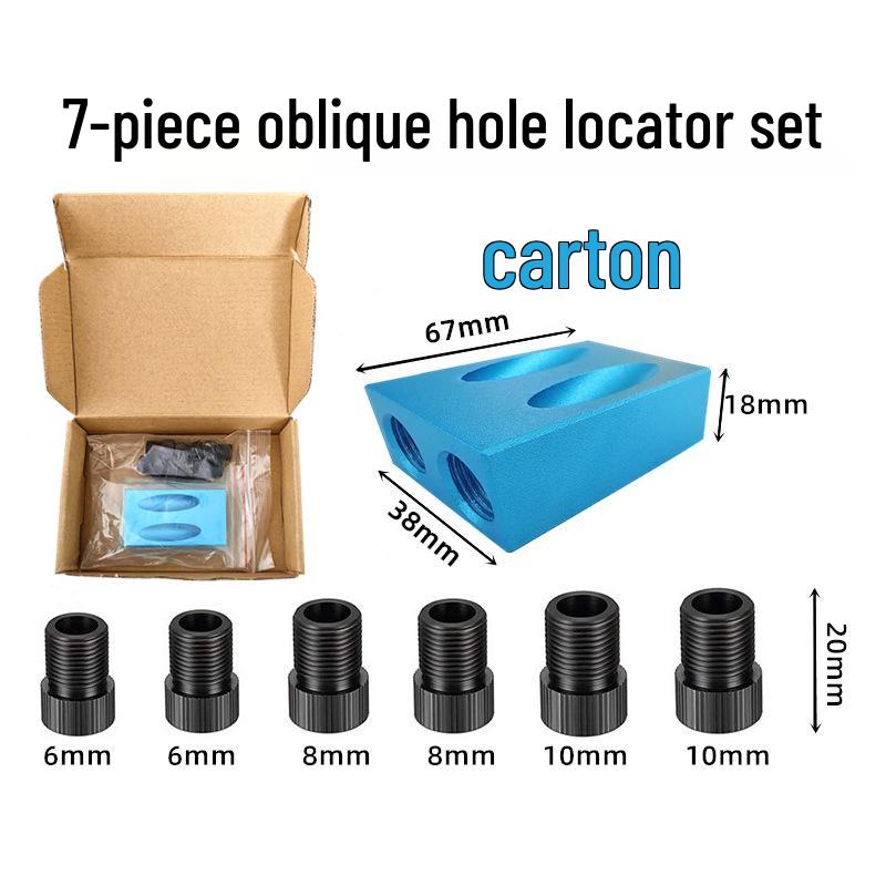 15° Blue Pocket Hole Woodworking Locator and Puncher