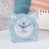 With Light Luminous Alarm Clock Rural Small Desk Clock Cartoon Silent Alarm Clock  Bedroom