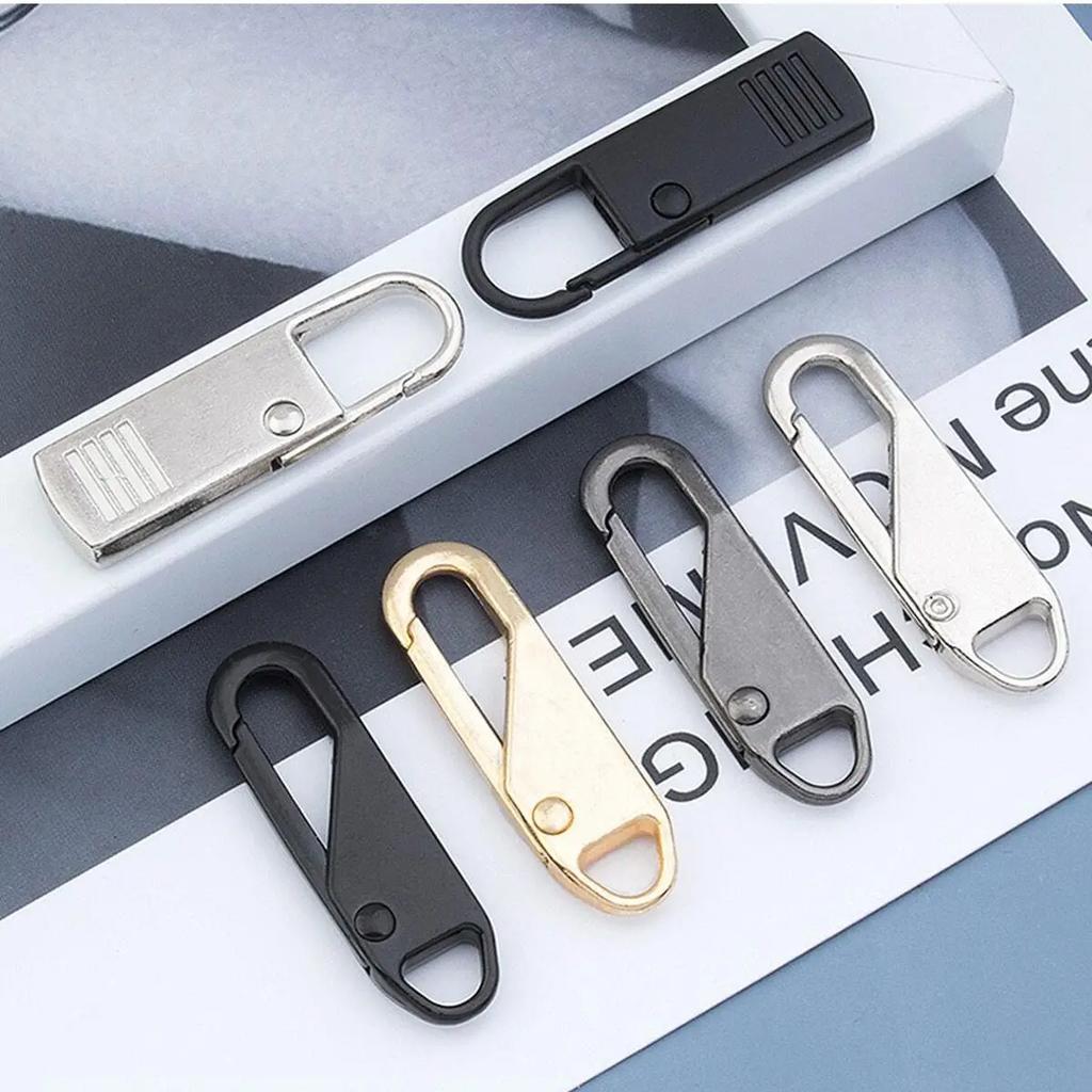 1pc-Universal movable zipper metal lockbox bag repair zipper Clothing accessories Removable zipper head