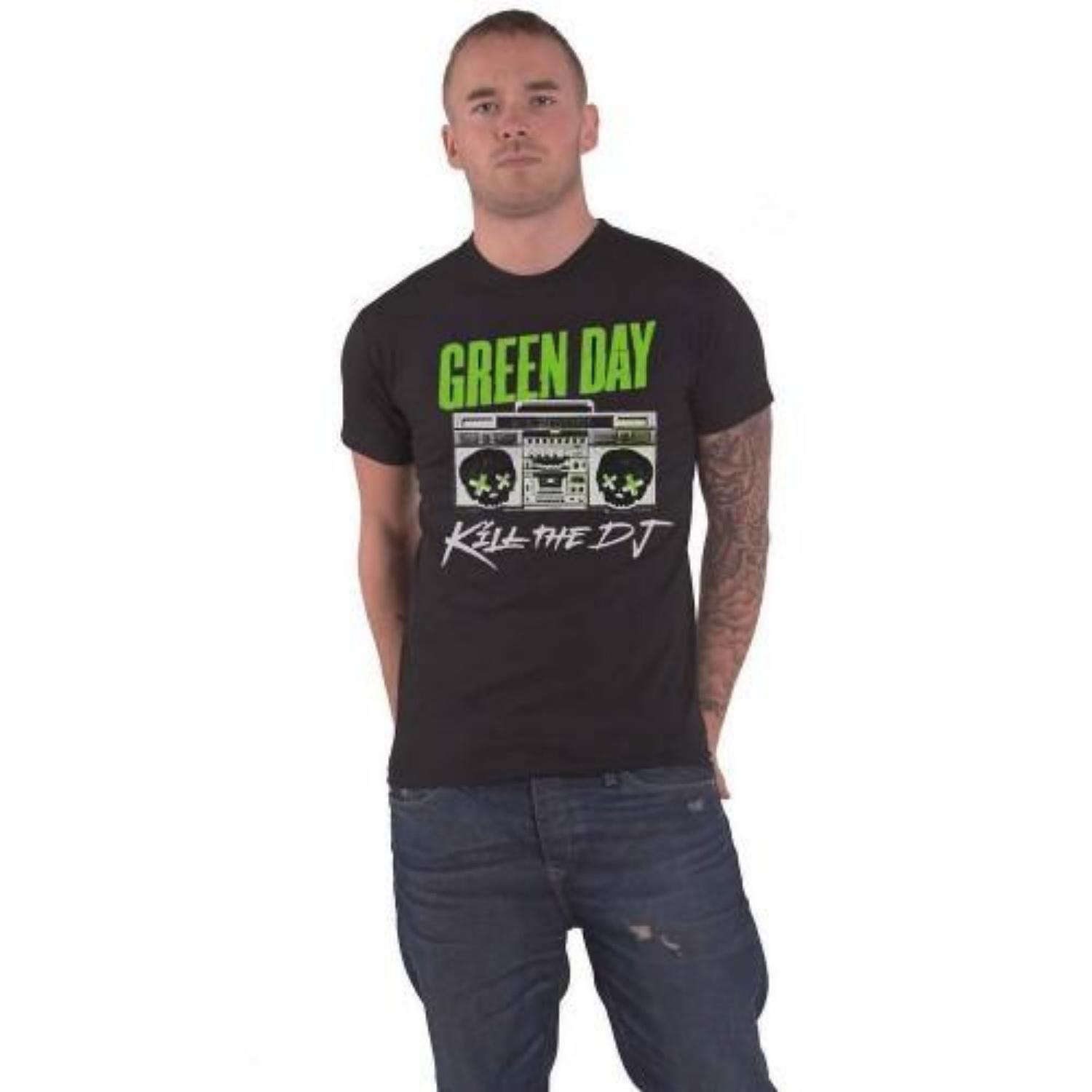 Green Day Unisex Adult Kill the DJ T-Shirt XXXXL