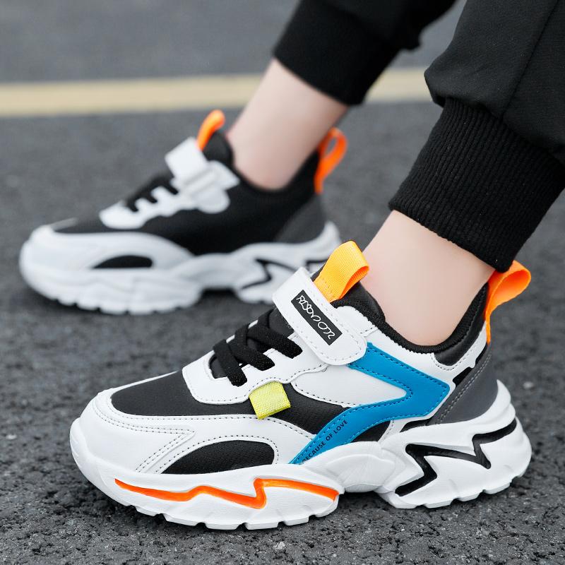 2025 new dad shoes rotating buckle breathable mesh non-slip running shoes middle age tide