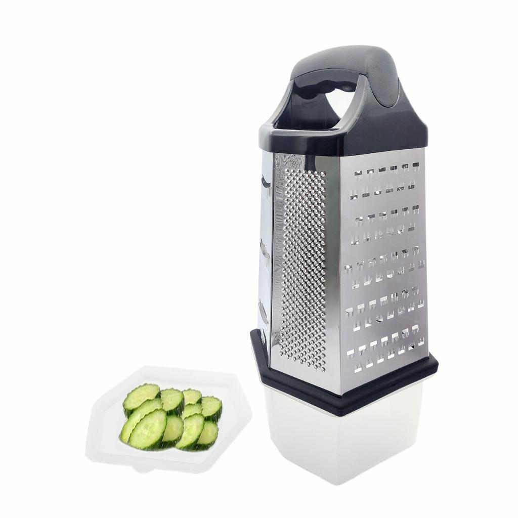Stainless Steel Multi-functional 6-Sided Vegetable & Cheese Grater