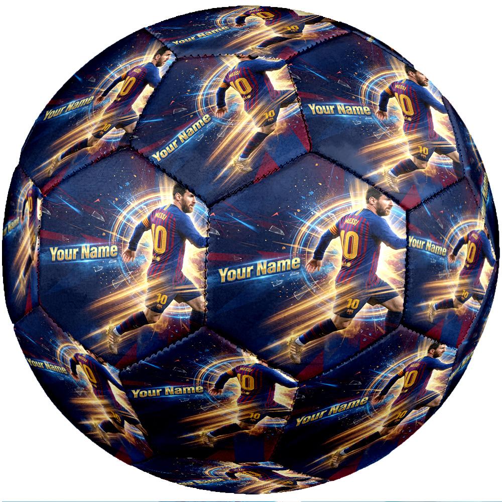 Lionel Messi Fashion Size 5 Football Wearproof Non‑Slip Soccer Ball For Sports Training Entertainment Use